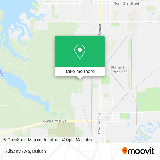 Mapa de Albany Ave