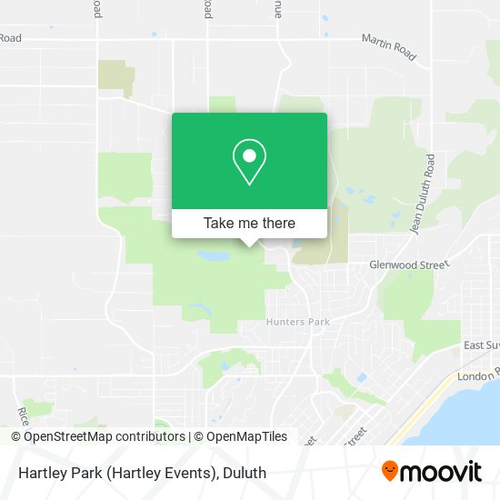 Hartley Park (Hartley Events) map