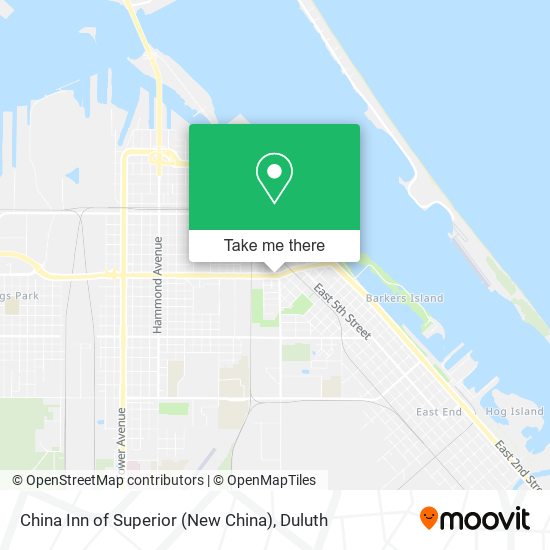 Mapa de China Inn of Superior (New China)