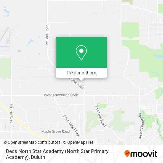 Decs North Star Academy map