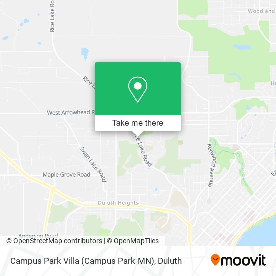 Campus Park Villa (Campus Park MN) map