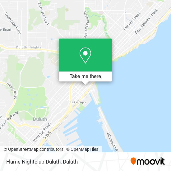 Mapa de Flame Nightclub Duluth