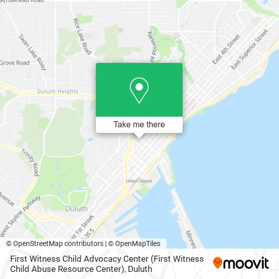 Mapa de First Witness Child Advocacy Center (First Witness Child Abuse Resource Center)