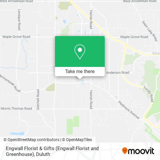 Engwall Florist & Gifts (Engwall Florist and Greenhouse) map