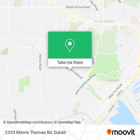 2333 Morris Thomas Rd map
