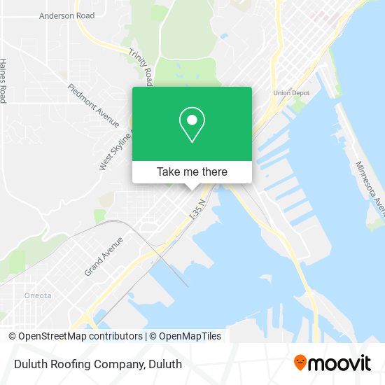 Duluth Roofing Company map