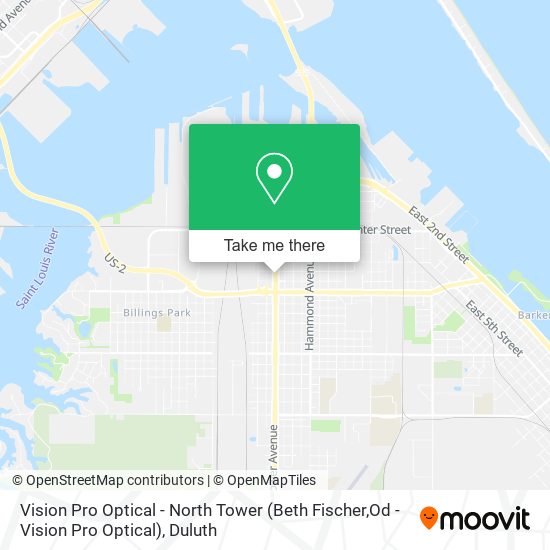 Vision Pro Optical - North Tower (Beth Fischer,Od - Vision Pro Optical) map