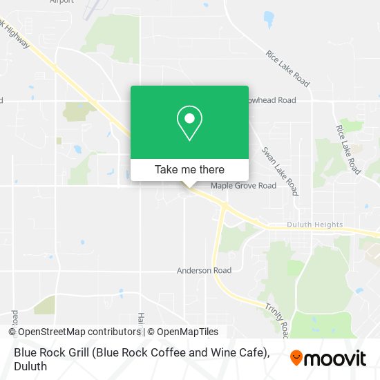 Mapa de Blue Rock Grill (Blue Rock Coffee and Wine Cafe)