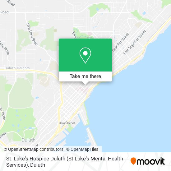 Mapa de St. Luke's Hospice Duluth (St Luke's Mental Health Services)