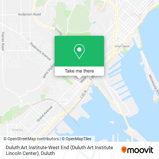 Mapa de Duluth Art Institute-West End (Duluth Art Institute Lincoln Center)