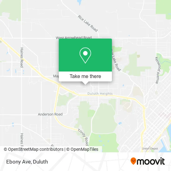 Mapa de Ebony Ave