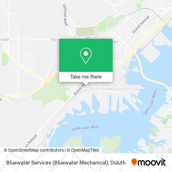 Mapa de Bluewater Services (Bluewater Mechanical)