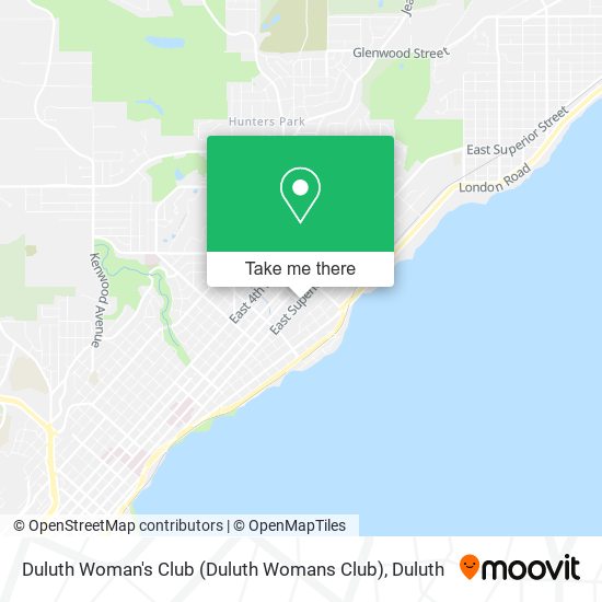 Duluth Woman's Club (Duluth Womans Club) map