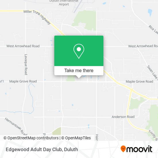 Edgewood Adult Day Club map