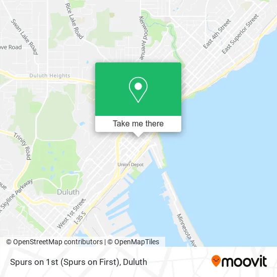 Spurs on 1st (Spurs on First) map