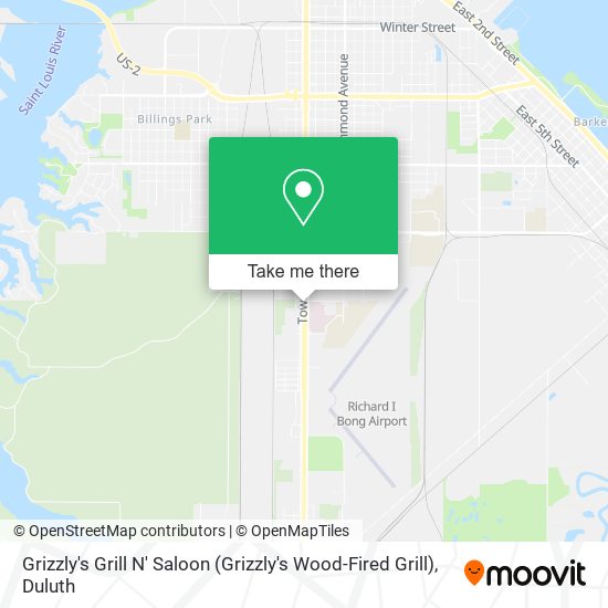 Grizzly's Grill N' Saloon (Grizzly's Wood-Fired Grill) map