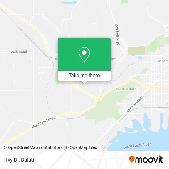 Ivy Dr map