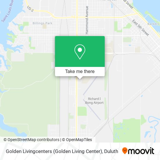 Mapa de Golden Livingcenters (Golden Living Center)