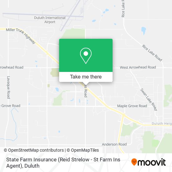 Mapa de State Farm Insurance (Reid Strelow - St Farm Ins Agent)