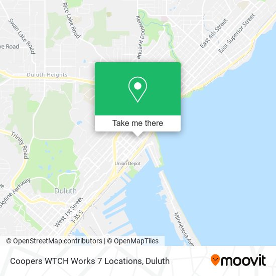 Coopers WTCH Works 7 Locations map