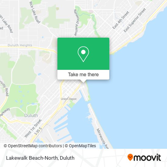 Mapa de Lakewalk Beach-North