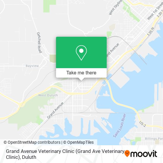 Grand Avenue Veterinary Clinic map