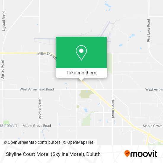 Skyline Court Motel (Skyline Motel) map