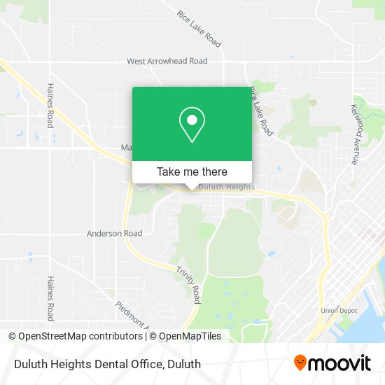 Duluth Heights Dental Office map