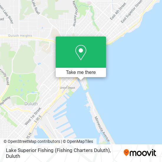 Lake Superior Fishing (Fishing Charters Duluth) map