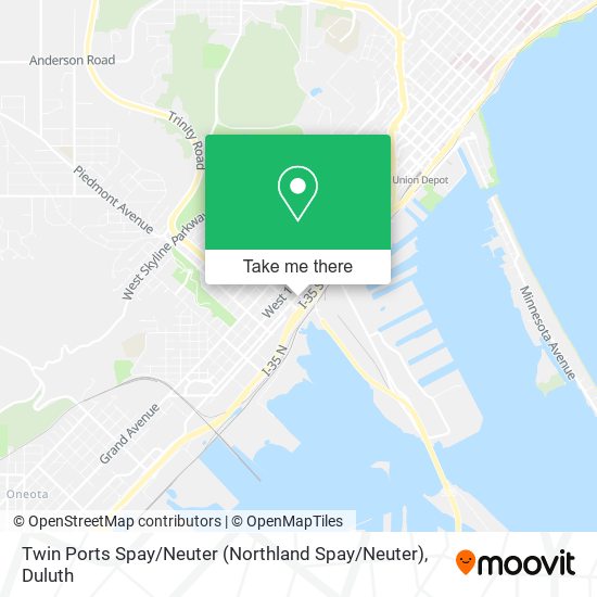 Twin Ports Spay / Neuter (Northland Spay / Neuter) map