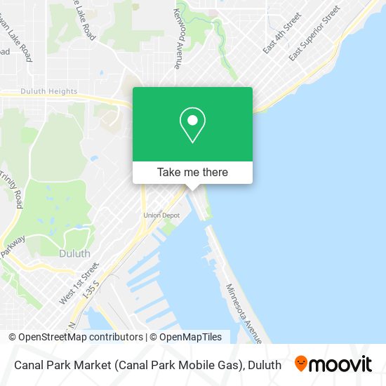 Mapa de Canal Park Market (Canal Park Mobile Gas)
