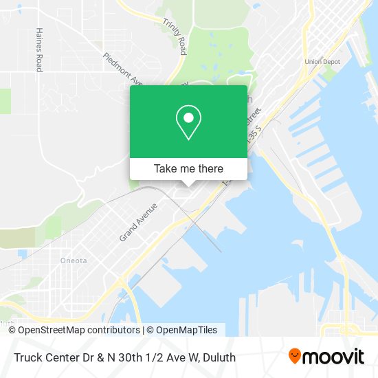 Truck Center Dr & N 30th 1 / 2 Ave W map