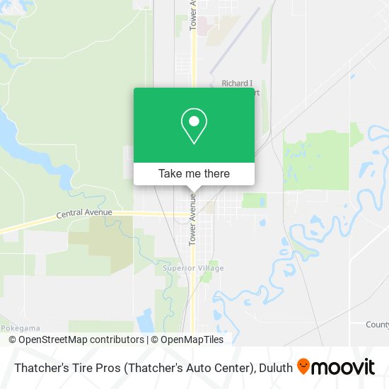 Mapa de Thatcher's Tire Pros (Thatcher's Auto Center)