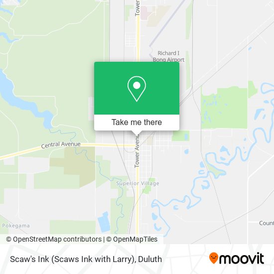 Mapa de Scaw's Ink (Scaws Ink with Larry)