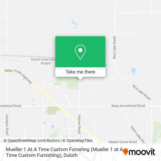 Mapa de Mueller 1 At A Time Custom Furnshng (Mueller 1 at A Time Custom Furnishing)