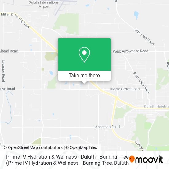 Mapa de Prime IV Hydration & Wellness - Duluth - Burning Tree