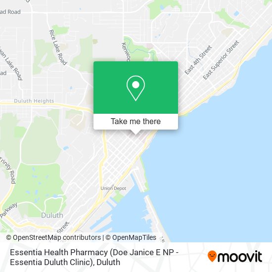Essentia Health Pharmacy (Doe Janice E NP - Essentia Duluth Clinic) map