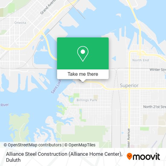 Mapa de Alliance Steel Construction (Alliance Home Center)