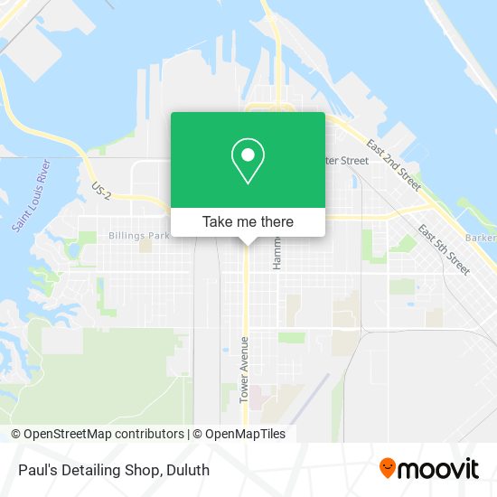 Paul's Detailing Shop map