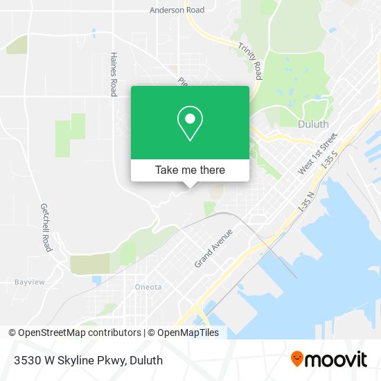 Mapa de 3530 W Skyline Pkwy