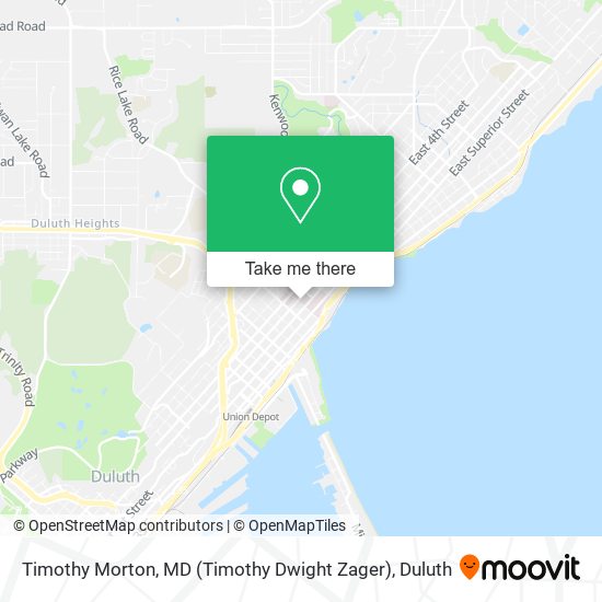 Timothy Morton, MD (Timothy Dwight Zager) map