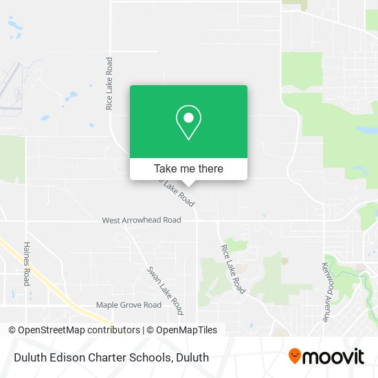 Duluth Edison Charter Schools map