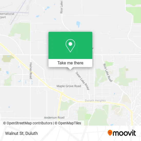 Walnut St map