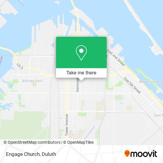Engage Church map