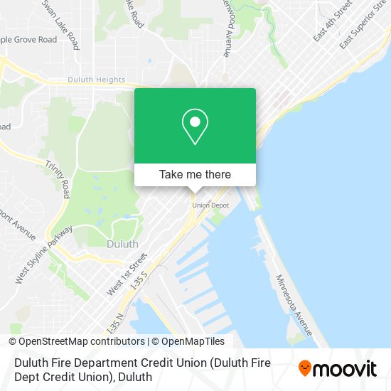 Duluth Fire Department Credit Union map
