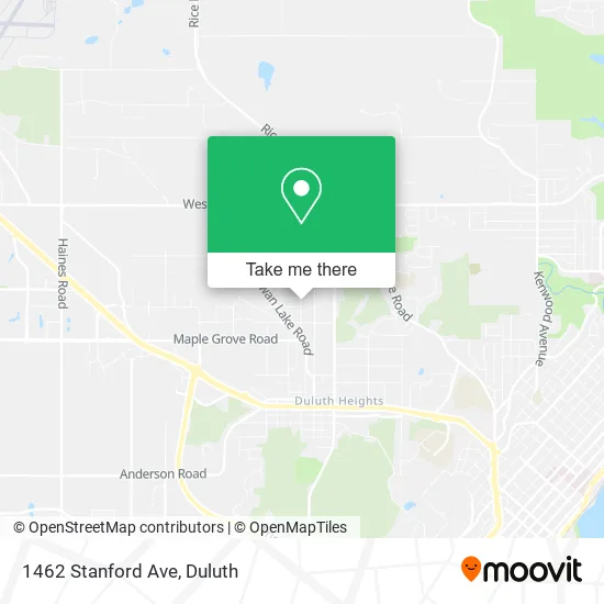 1462 Stanford Ave map