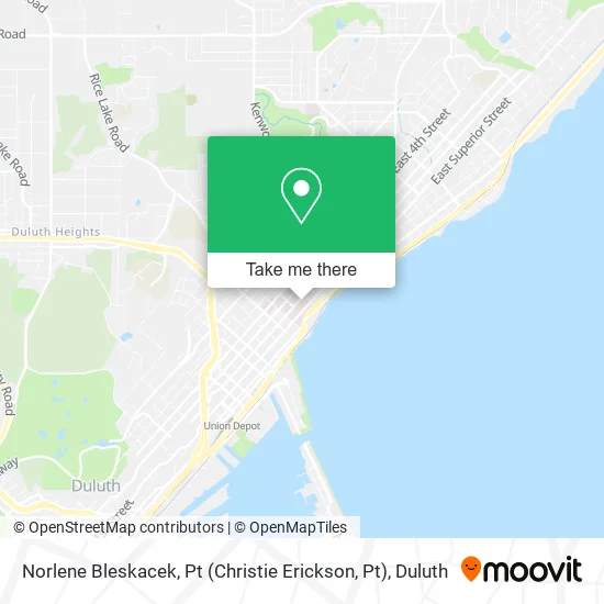 Mapa de Norlene Bleskacek, Pt (Christie Erickson, Pt)