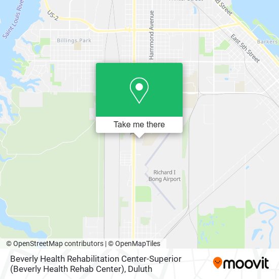 Beverly Health Rehabilitation Center-Superior (Beverly Health Rehab Center) map