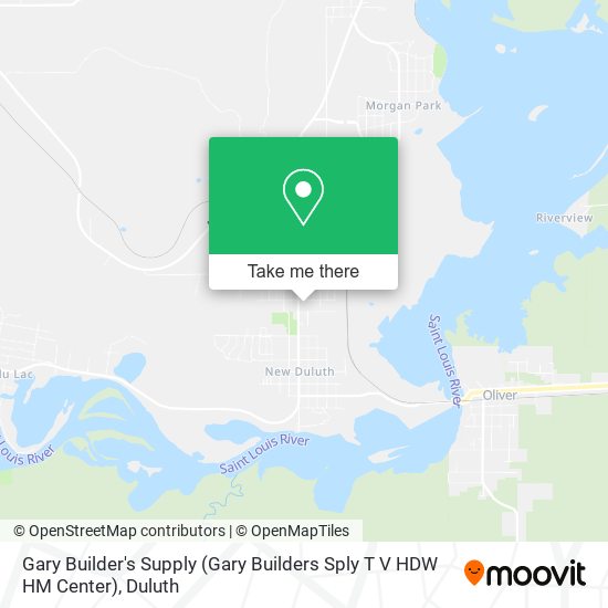 Mapa de Gary Builder's Supply (Gary Builders Sply T V HDW HM Center)