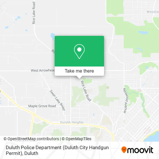 Duluth Police Department (Duluth City Handgun Permit) map